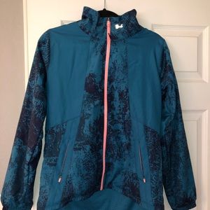 Under armor zip running jacket